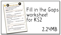 Click here to download the Fill in the Gaps worksheet!